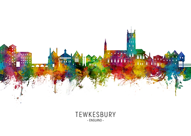 Tewkesbury Skyline England