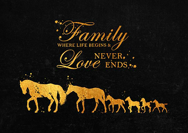 Horse Family