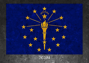Indiana State Flag