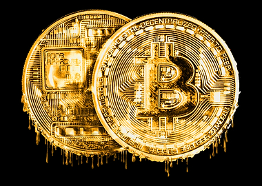 Bitcoin Gold abstract