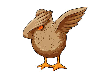 Duck Hip Hop Dance Dab