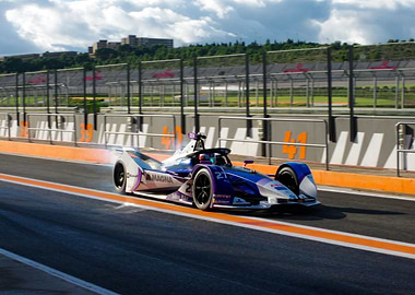 Jake Dennis Burning Rubber