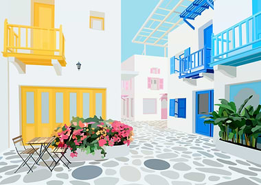 Greece Illustration