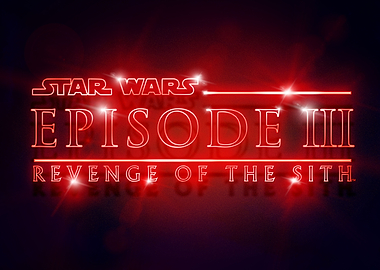 Episode III Revenge of the Sith neon