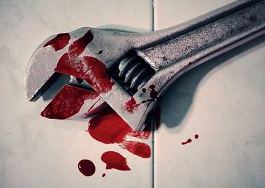 Wrench blood detail floor