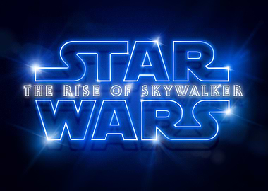 Episode IX The Rise of Skywalker neon