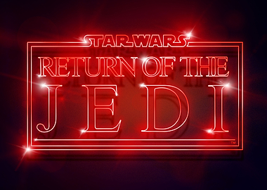 Episode VI Return of the Jedi neon