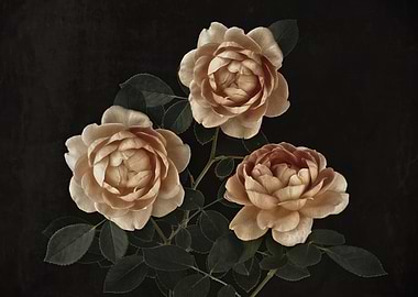 Trio Lady of Shallot Roses