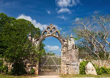 Entrance to old Hacienda