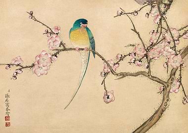 Bird with Plum Blossoms