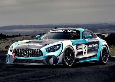 Mercedes AMG GT4 2019 car