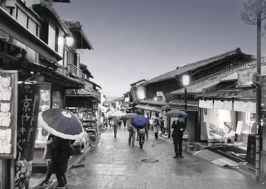 Rainy Kyoto