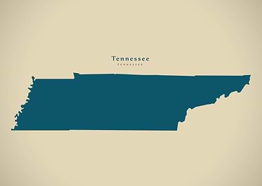 Tennessee state map