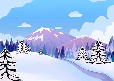 Snow Landscapes Winter