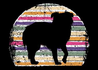 Retro Australian Shepherd