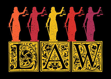 Lady Justice Law Vintage