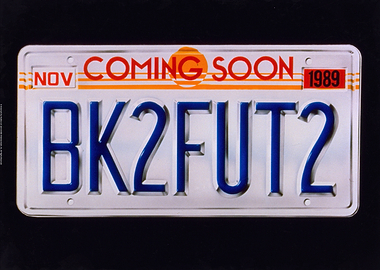 Back To The Future Plate