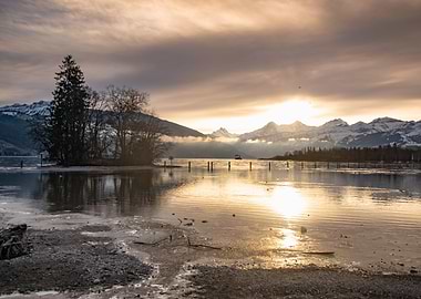 wintersun in the alps