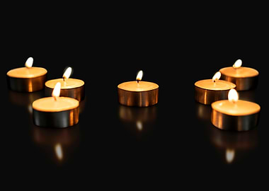 Tea Lights Candles Flame