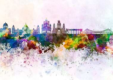 Kolkata skyline