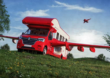 flying camper