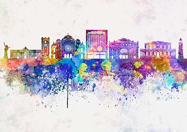 Kingston in watercolor