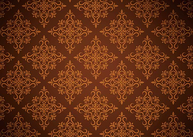 A floral pattern with flow