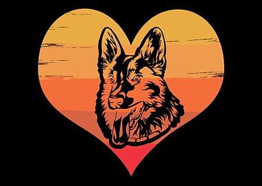 Retro Australian Shepherd