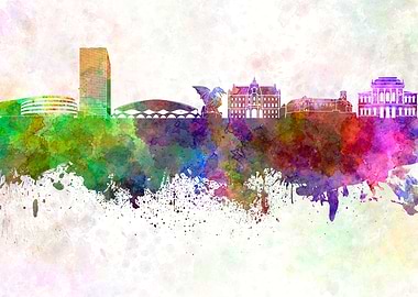 Ljubljana skyline