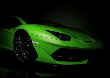 A Lambo in a Lambo color