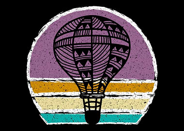 Retro Hot Air Balloon