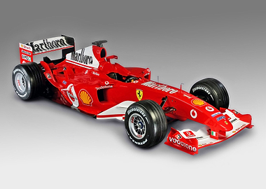Ferrari F2004 F1 Race Car