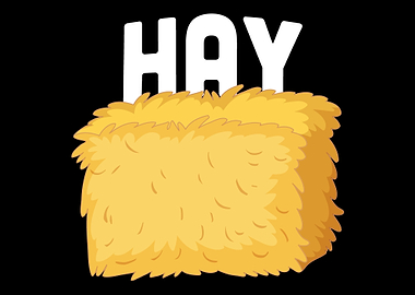 Hay Farmer Animal Country