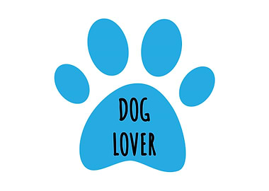 Dog Lover Blue
