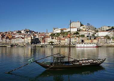 Porto view with Douro 01