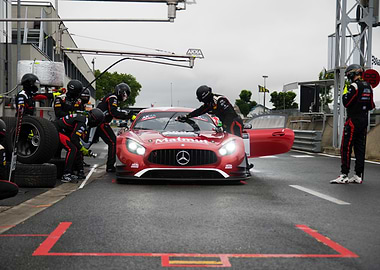 Pit Stop Mercedes SLS GT3