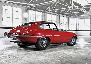 Red Jaguar E Type