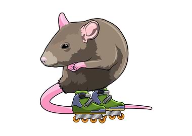 Mouse Inline skater Sports