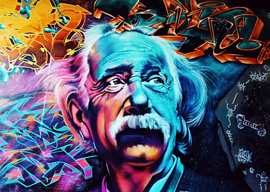 Albert Einstein Pop Art