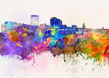 Manchester NH skyline