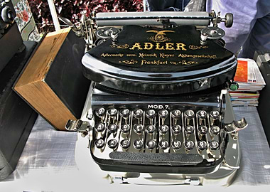 Historic Adlaer Typewriter