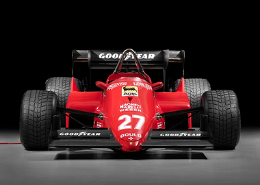 Ferrari 126 C4 F1 Race Car