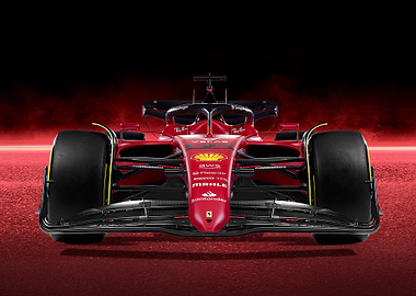 Ferrari F1 75 Race Car