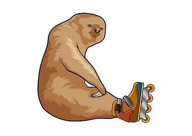Sloth Inline skater Sports