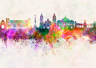 Mexico City V2 skyline