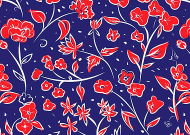 Trendy flowers backgrounds