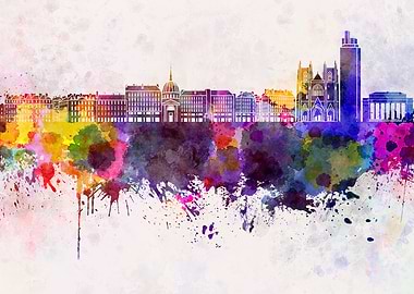Nantes skyline