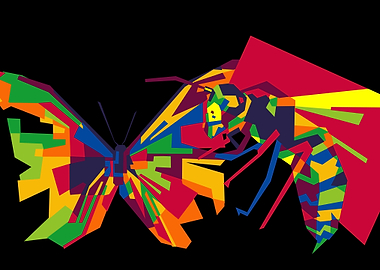 animal bee butterfly