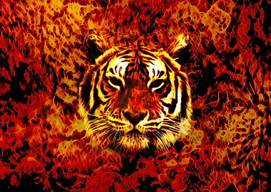 Tiger portrait