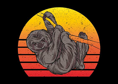 Retro Sloth Sunset Look